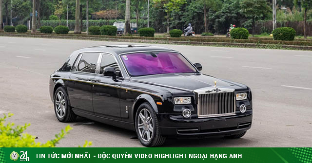 Details of the million-dollar Rolls-Royce Phantom “Dragon” of President Tan Hoang Minh