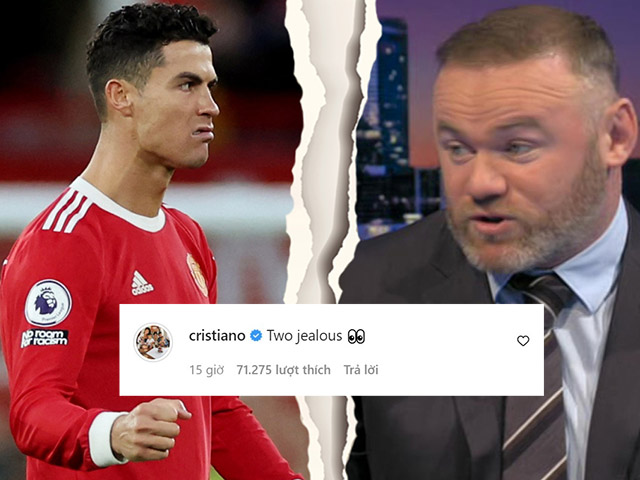 Bóng đá - Ronaldo khiến mạng xã hội dậy sóng, tố Wayne Rooney là "kẻ ghen tị"