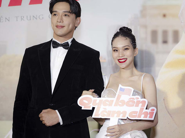 Phim - Thuận Nguyễn chăm sóc "người tình màn ảnh" Phương Titi trên thảm đỏ