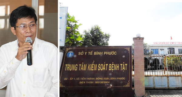 Ông Nguyễn Văn Sáu và CDC Bình Phước - nơi xảy ra việc vị Giám đốc nhận quà tặng của Công ty Việt Á.