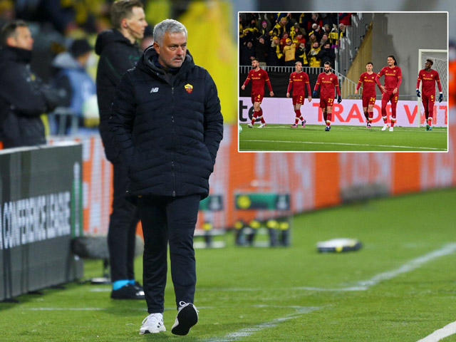 Bóng đá - AS Roma lại thua sốc đội "tí hon", Mourinho "cà khịa" trọng tài