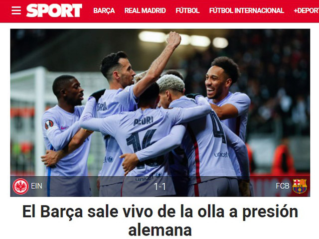 Bóng đá - Báo chí TBN ví Barcelona như "từ cõi chết trở về", vẫn nể phục đẳng cấp