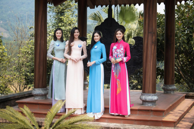 Miss World Vietnam 2022 contestants are beautiful in ao dai, explore the beauty of Thai Nguyen - 5