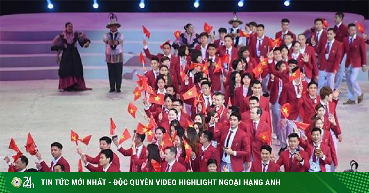 The Vietnamese sports delegation attended the 31st SEA Games with the largest force