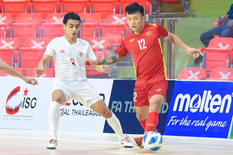 Video bóng đá futsal Việt Nam - Myanmar: Luân lưu định đoạt, vỡ òa vé châu lục (Futsal Đông Nam Á)