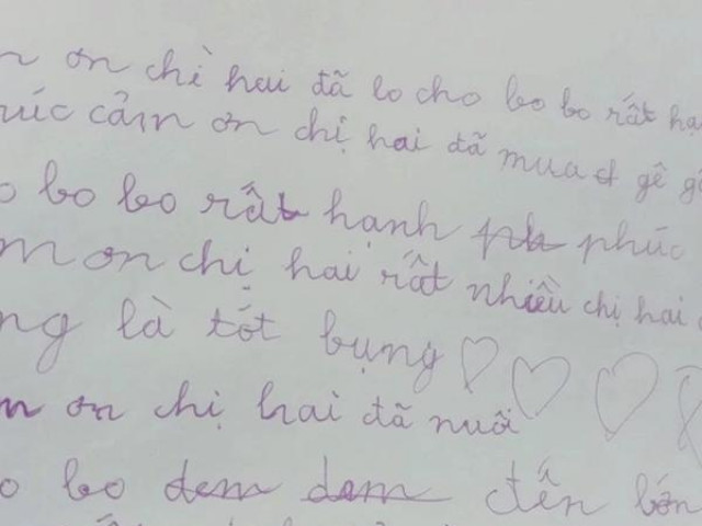 Bạn trẻ - Cuộc sống - Bé trai tiểu học viết thư xin lỗi chị gái khiến cộng đồng mạng xuýt xoa vì quá đáng yêu