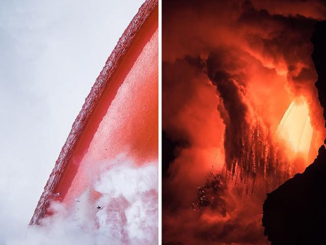 Du lịch - Những hình ảnh tuyệt đẹp về ngọn núi lửa vừa mới phun trào ở Hawaii