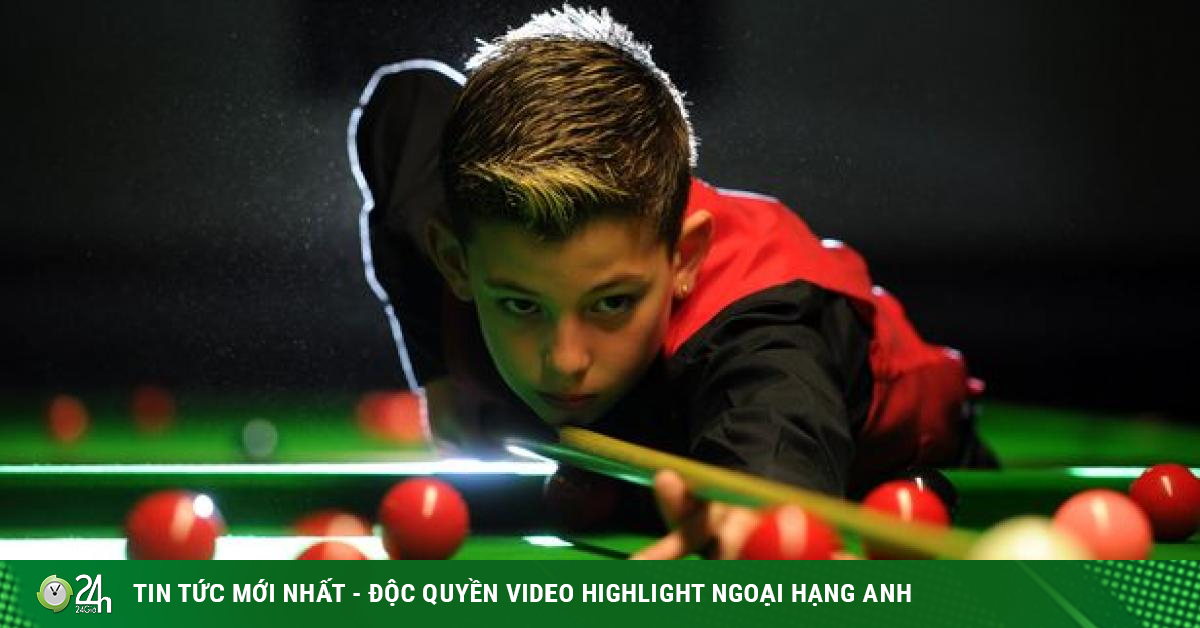 The middle school student made the miracle of the world snooker billiards prize