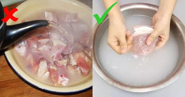 Ai cũng ăn thịt lợn nhưng luôn làm thịt bẩn thêm khi rửa; cho thứ bột này vào thịt lợn, sườn lợn sạch mà không cần chần với nước - 4