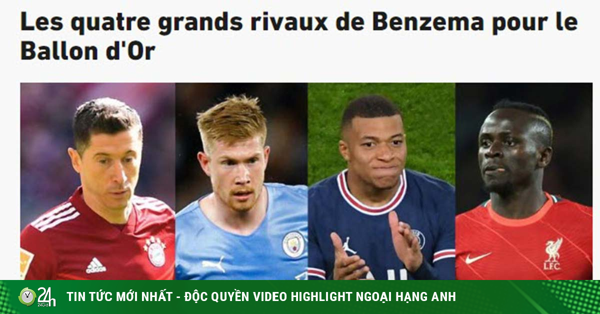 Latest football news on the evening of April 12: French newspaper announced 5 Golden Ball candidates