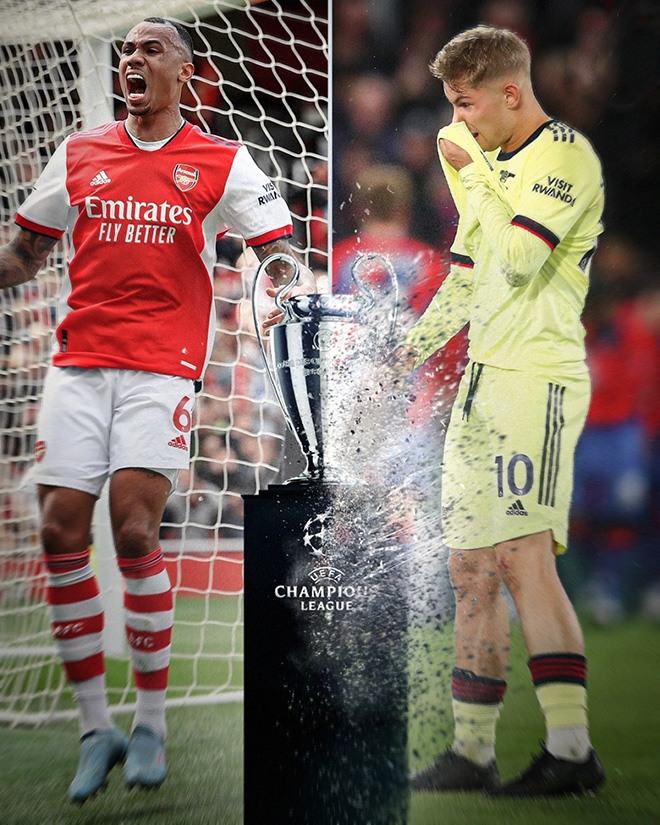 Arsenal đang dần xa với giấc mộng dự cúp C1.