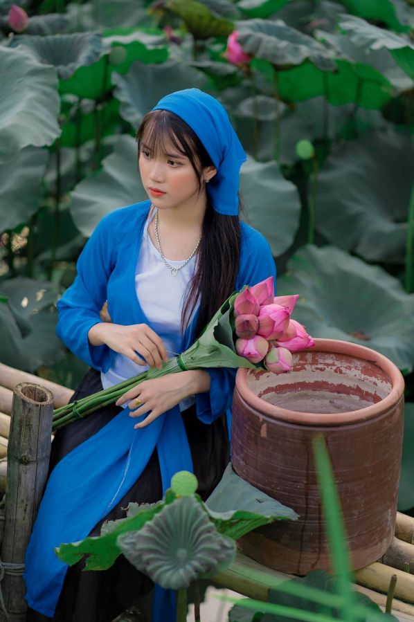Thiếu nữ dân tộc Sán Dìu quê Thái Nguyên có nhan sắc nàng thơ, gây chú ý khi thi hoa hậu - 1