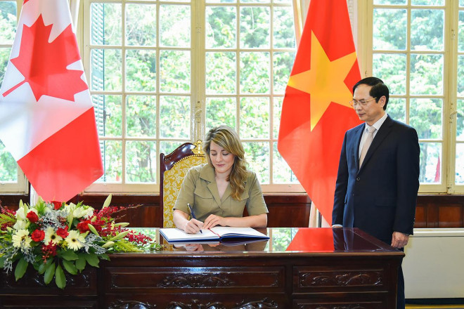 Bộ trưởng Bùi Thanh Sơn đề nghị Canada sớm công nhận hộ chiếu vắc-xin của Việt Nam - 4