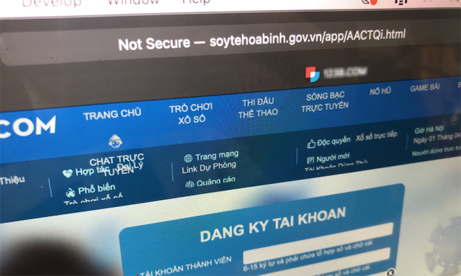 A series of gov.vn websites embedded with online gambling backlinks - 1