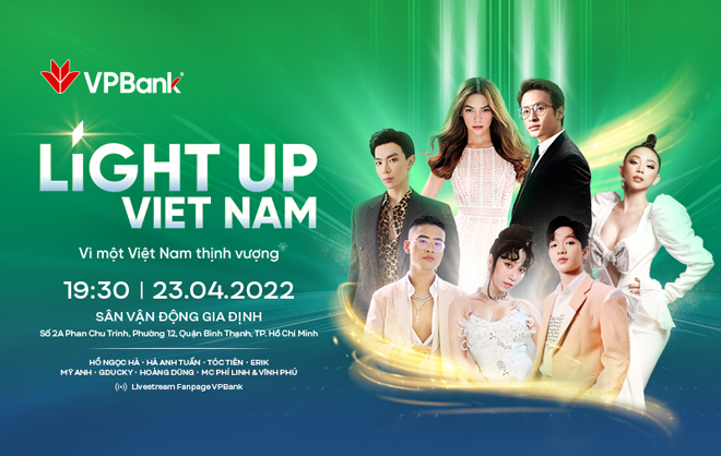 VPBank “chiêu đãi” đại tiệc âm nhạc và ánh sáng Light Up Vietnam, mời dàn sao “đỉnh chóp” - 1