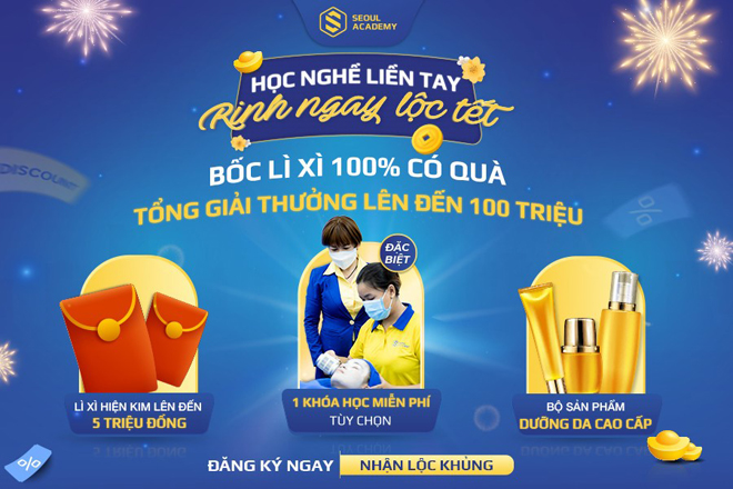 Nhà trường luôn có nhiều chương trình khuyến mãi, hỗ trợ học phí