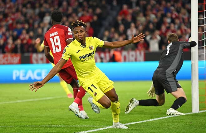 Bàn gỡ 1-1 của Chukwueze khi trận đấu còn 2 phút giúp Villarreal cầm hòa Bayern ở trận lượt về, qua đó vào bán kết với tỉ số thắng chung cuộc 2-1.