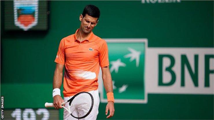 Hạt giống số 1 Novak Djokovic thua sốc ngay ở trận ra quân của mình tại Monte Carlo Masters năm nay