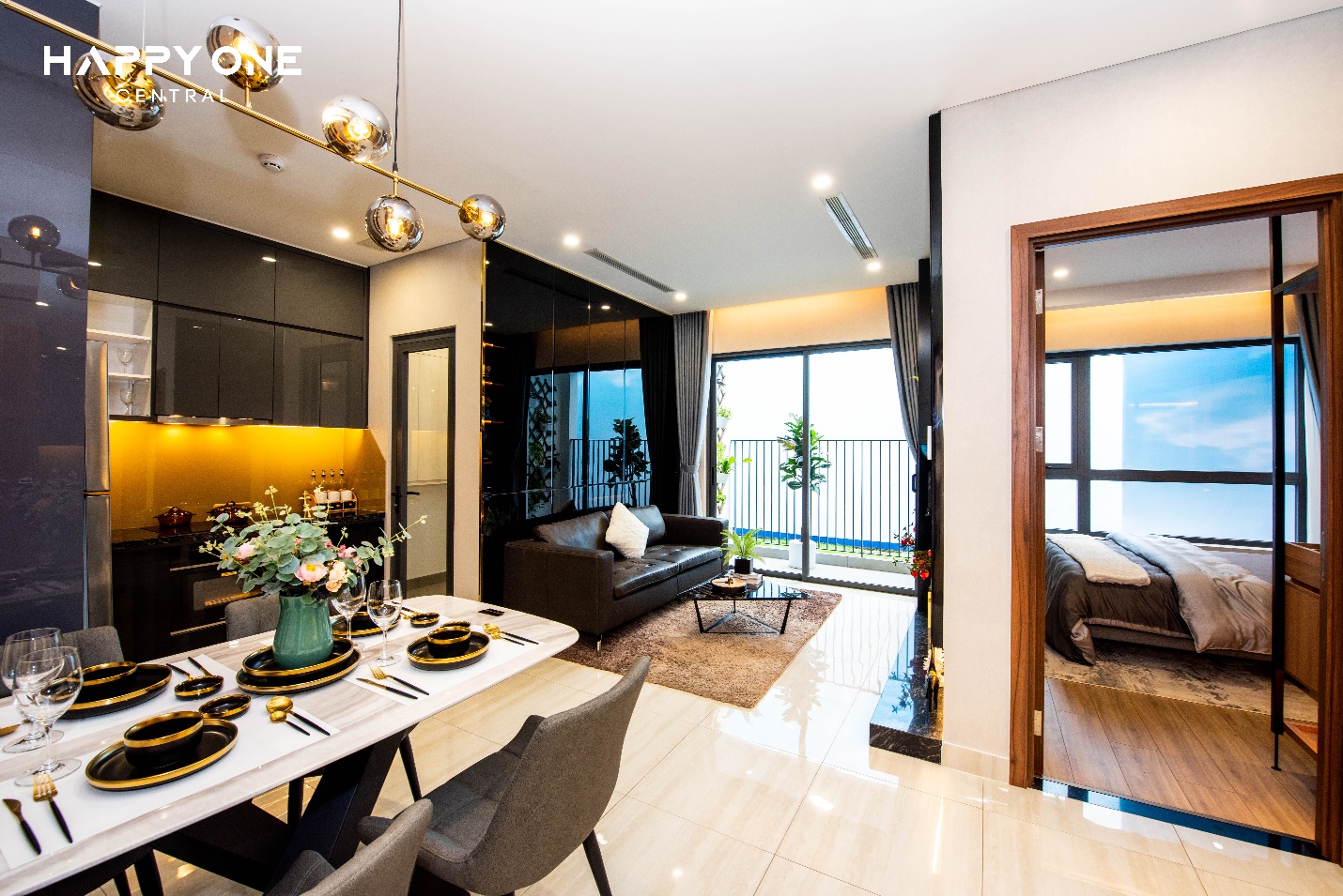 Căn hộ một phòng ngủ đầy đủ tiện nghi trở thành lựa chọn đầu tư lý tưởng.