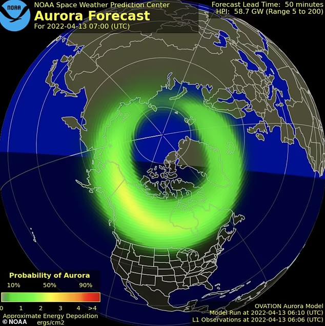 Today, the sky "on fire"  because a fireball collided with the Earth - 1