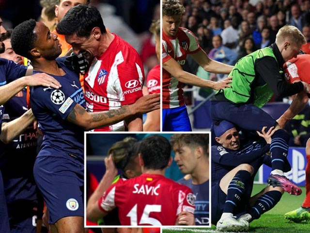 Bóng đá - SAO Atletico "thiết đầu công" Sterling, giật tóc Grealish gây náo loạn