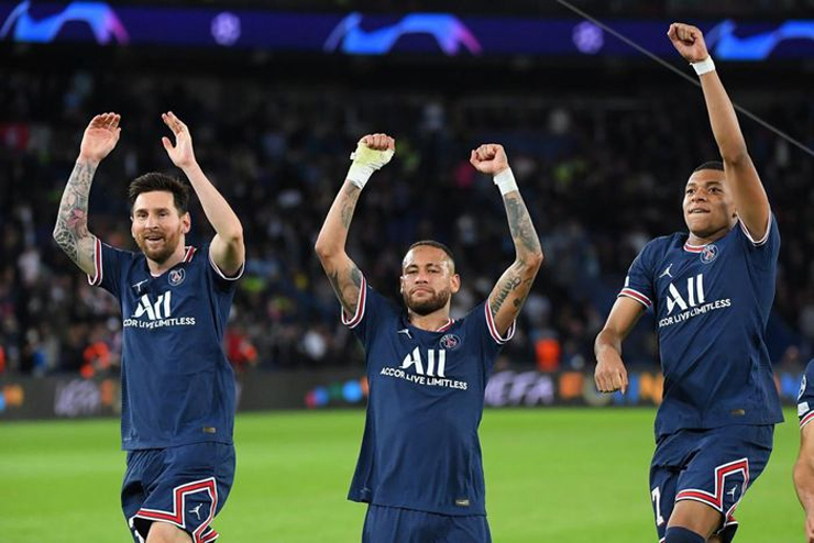 "Tam tấu" Messi - Neymar - Mbappe đang thăng hoa tại Ligue 1