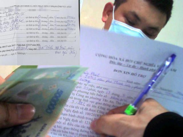 Tin tức trong ngày - Điều tra: Công an phường nhận tiền để đi đóng phạt thay