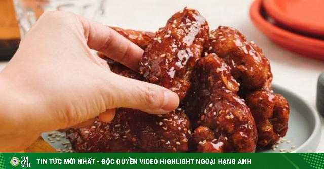 Korean fried chicken recipe, spicy and delicious, ready to eat