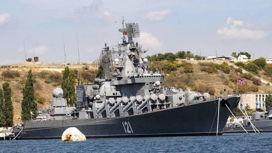 Soái hạm Moskva, niềm kiêu hãnh của hạm đội biển Đen của Nga. Ảnh: RT