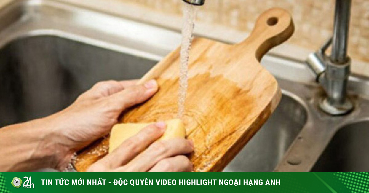 4 steps to clean cutting boards to avoid poisoning