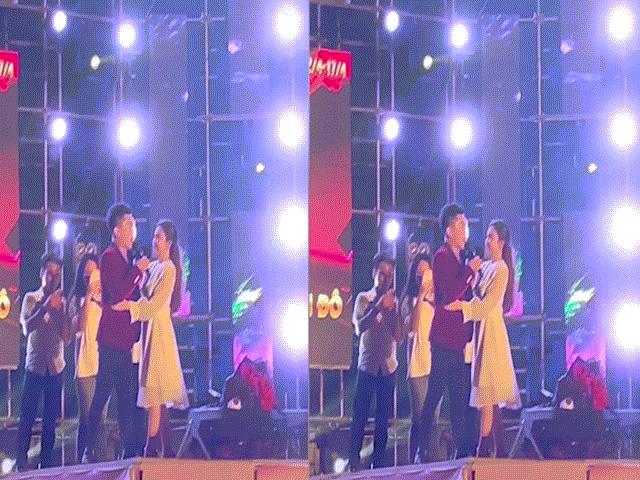 Ca nhạc - MTV - Hồ Quang Hiếu, Du Thiên phản ứng bất ngờ khi bị fan nữ hôn trước hàng nghìn người