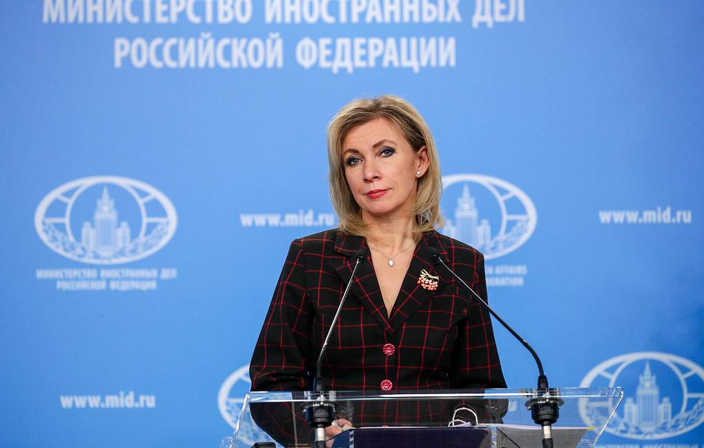 Bà Maria Zakharova – người phát ngôn Bộ Ngoại giao Nga (ảnh: RT)