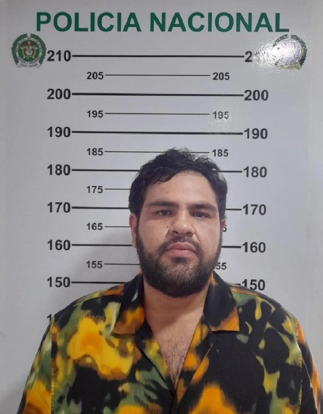 Brian Donaciano Olguin Berdugo, một thành viên cấp cao của băng đảng Sinaloa, bị bắt ở Colombia.