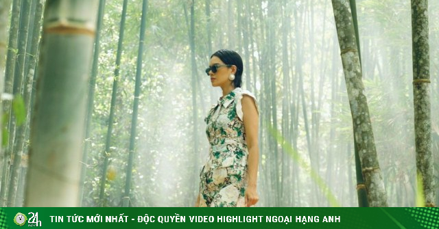 Models perform in the bamboo forest to introduce Do Manh Cuong’s new collection-Fashion