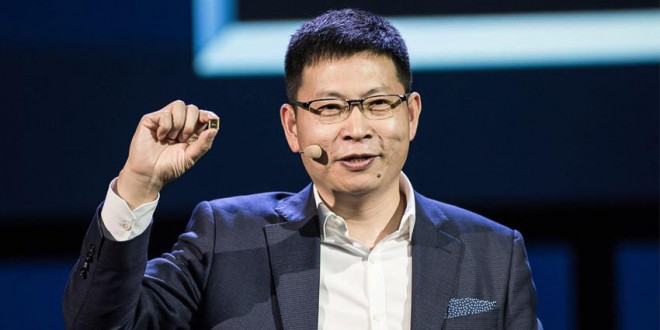 Richard Yu, người đứng đầu bộ phận tiêu dùng và ô tô của Huawei. Ảnh: Huawei