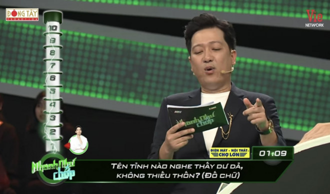 Vietnamese quiz: "Which province is rich and not lacking?"  – I can only complain "GOD"… because it's so sad!  - first