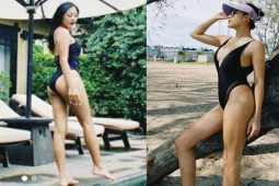 Đời sống Showbiz - Vừa công khai "chồng", Văn Mai Hương khoe ngay body mướt mắt