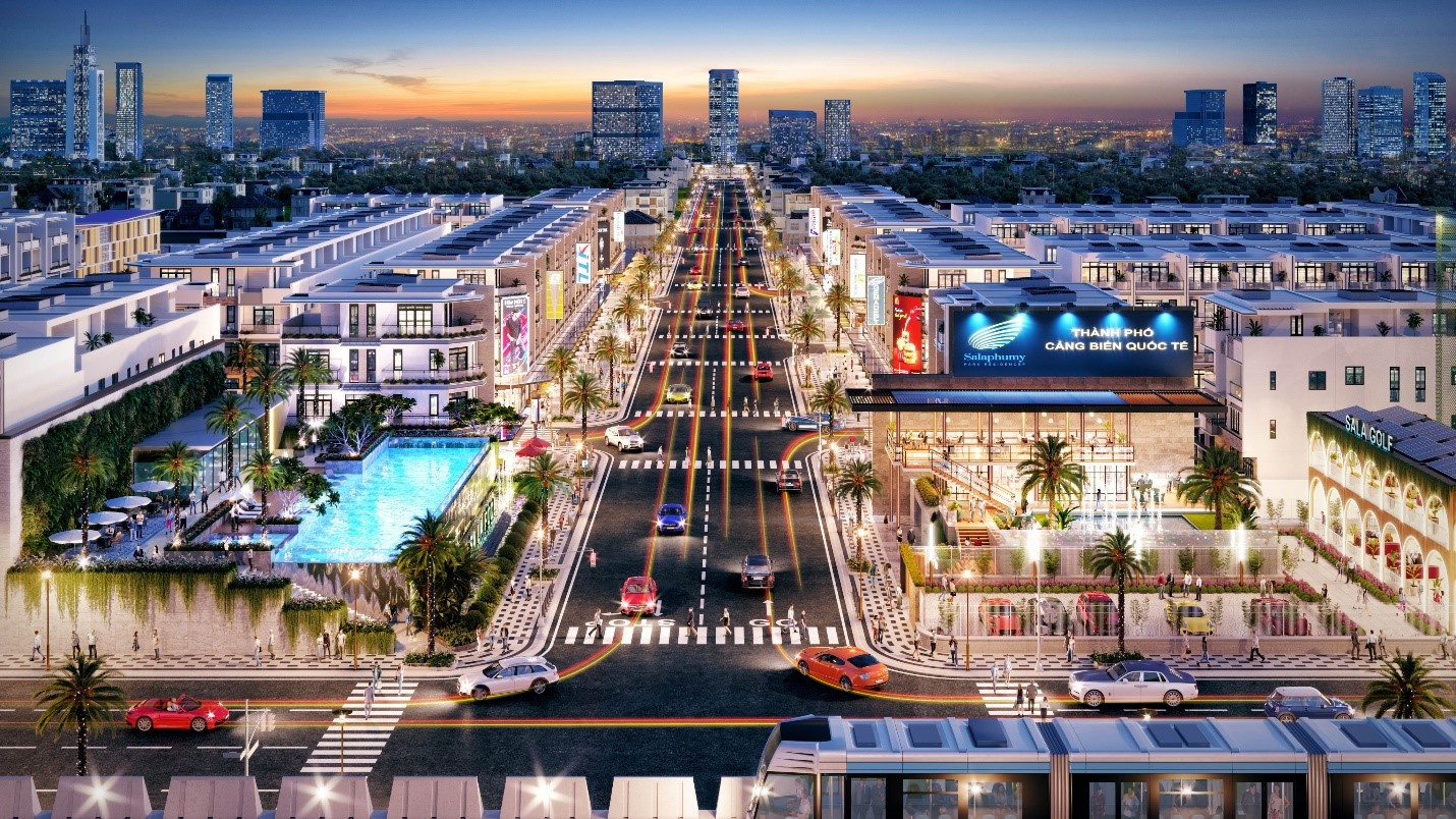 SalaPhumy Park Residences theo mô hình "thành phố cảng biển" với các tiện ích đẳng cấp đáp ứng chuẩn sống của giới chuyên gia nước ngoài, lao động trí thức…