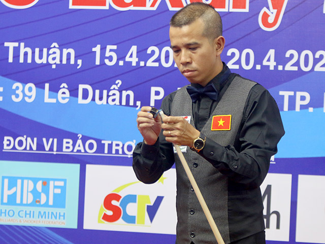 Thể thao - “Ông trùm bi-a” Quyết Chiến tỏa sáng, bùng nổ đường cơ “khủng” giải Bình Thuận