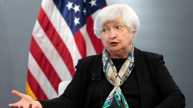 Bộ trưởng Tài chính Mỹ Janet Yellen. Ảnh: AP
