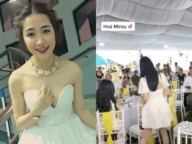 Hòa Minzy nói 1 câu bất ngờ khi được tặng hoa cưới từ hôn lễ hậu vệ tuyển Việt Nam