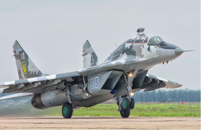 Một chiếc MiG-29 của Không quân Ukraine. (Ảnh: AP)