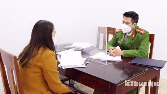 Tại cơ quan điều tra, Lành cúi nhận hành vi phạm tội