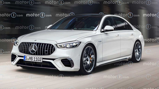 Mercedes-AMG S63 ngụy trang trên đường thử châu Âu - 3