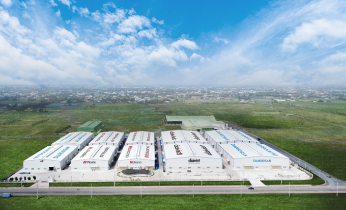 Nhà máy lọc nước có quy mô bậc nhất Đông Nam Á của Đại Việt tại cụm công nghiệp Hải Sơn (tỉnh Long An)