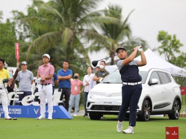Anh Minh thể hiện phong độ cao tại Giải Vô địch Golf Quốc gia 2022 - Cúp VinFast