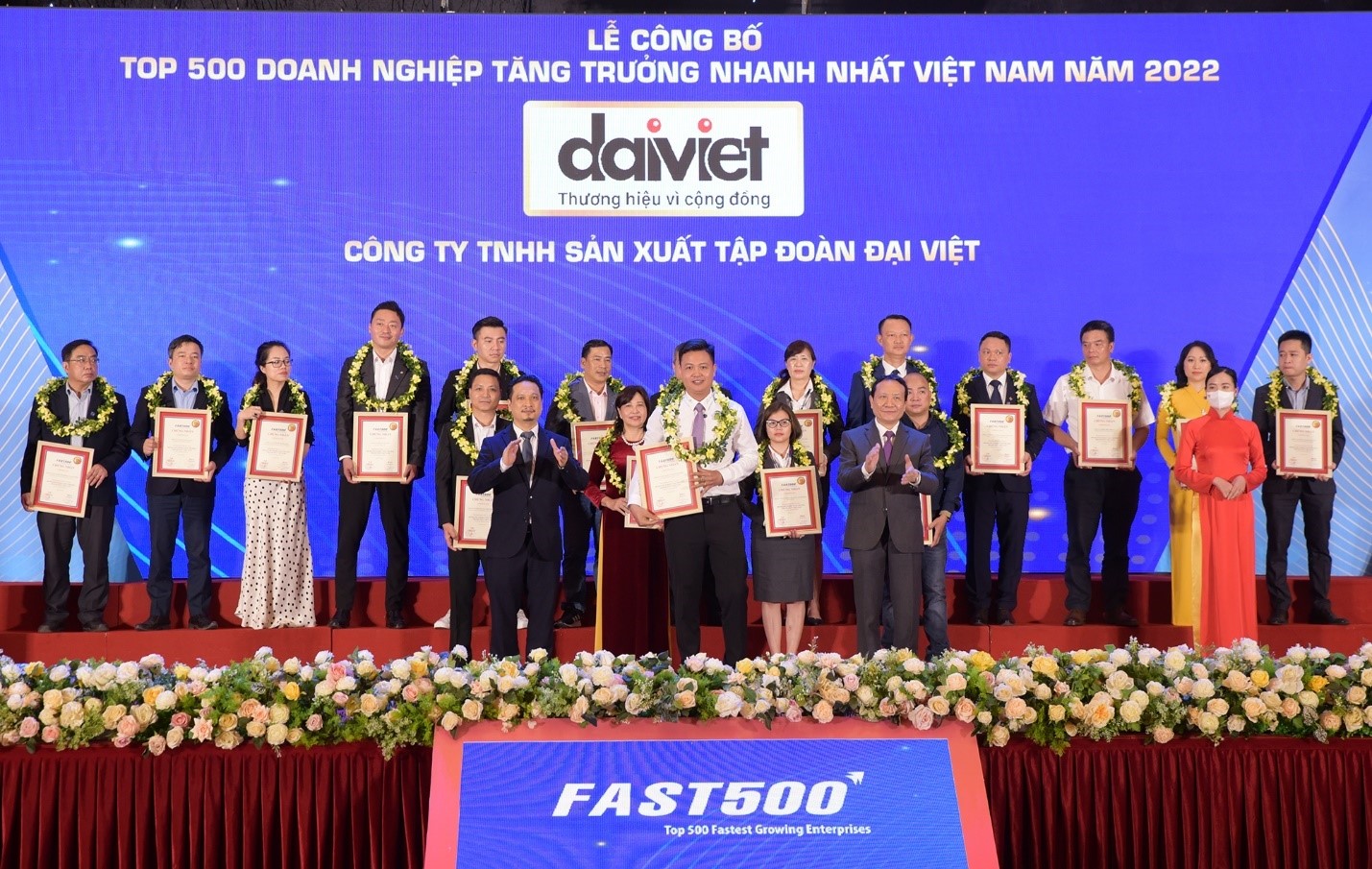 Trong 2 năm đại dịch, Đại Việt liên tục giữ vững top 500 DN tăng trưởng nhất nhanh nhất Việt Nam