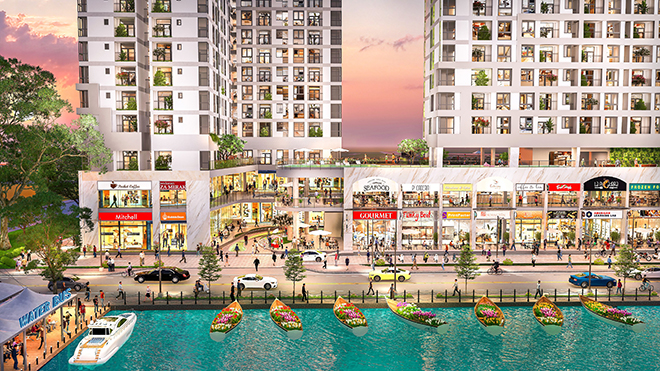 Phố chợ thương mại “trên bến dưới thuyền” D-Aqua Riverfront Mall với vị trí đắt giá và mô hình độc đáo mang đến dòng sản phẩm shop mới lạ cho thị trường