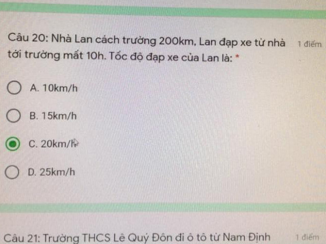 Giáo dục - du học - Bài Toán viral nhất hôm nay: "Lan cách trường 200km, đạp xe đi học mất 10 tiếng", đọc đáp án mà cười nắc nẻ