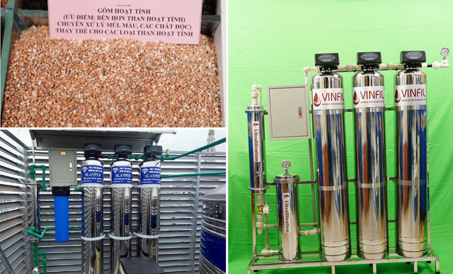 Vật liệu, thiết bị lọc nước của A12 mang lại cho khách hàng rất nhiều lợi ích trong quá trình sử dụng.